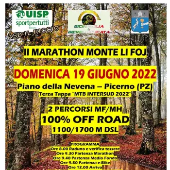 Marathon Monte Li Foj, Bicinpuglia - Bicinbasilicata fa tappa a Picerno